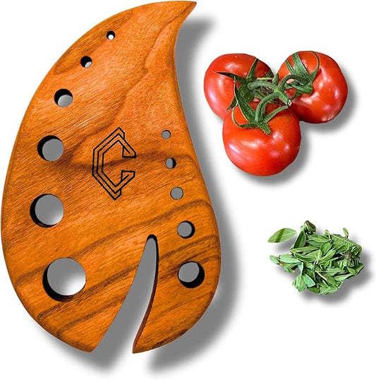 Herb Stripper, Cherry Hardwood Leaf Remover Tool, Kentucky Handcrafted for Cooking, Kale, Rosemary, Thyme, Gardening