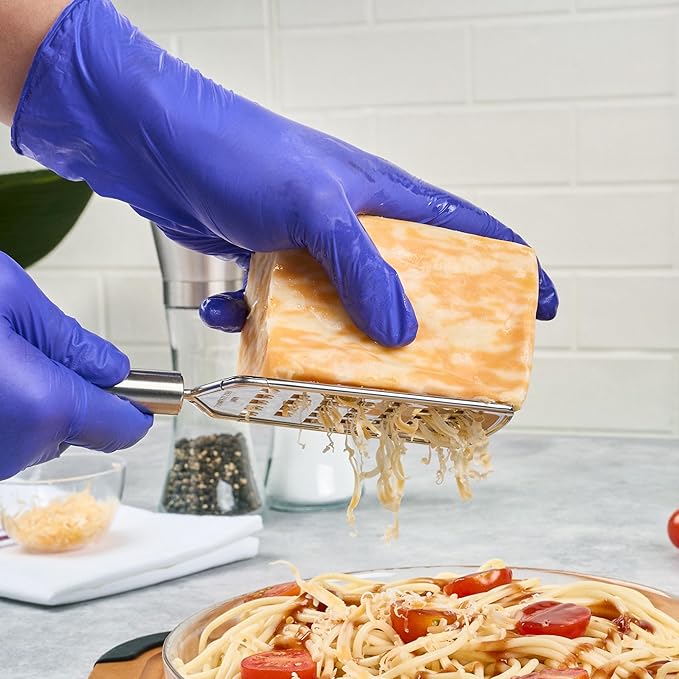 Restaurantware-German Standard Coarse Handheld Graters, 6 Flat Cheese Graters - Dishwashable, Durable, Stainless Steel Food Grater With Handle, Suitable For Potato, Carrot, Hard Cheese, And, More