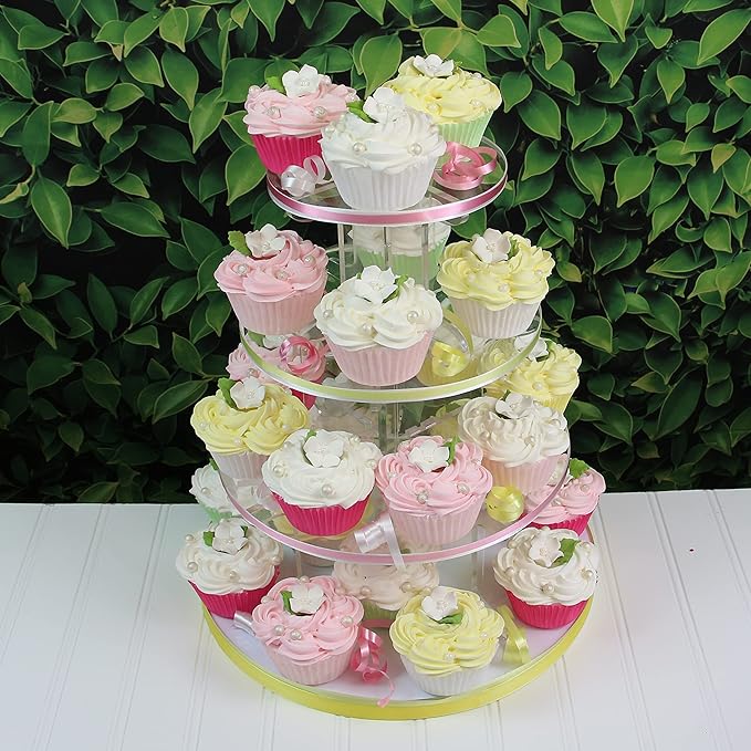 Global Sugar Art Blossoms and Leaves Edible Sugar Cake & Cupcake Flowers, White, Small Unwired, 24 Count with Leaves by Chef Alan Tetreault