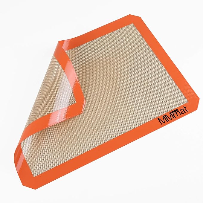 Silicone Baking Mat - Best German Silicone - Non Slip Silicone Baking Sheet, Non Stick Reusable Silicone Mats for Baking, Oven Liner, Counter Mat - 2 Quarter Sheets Baking Mat