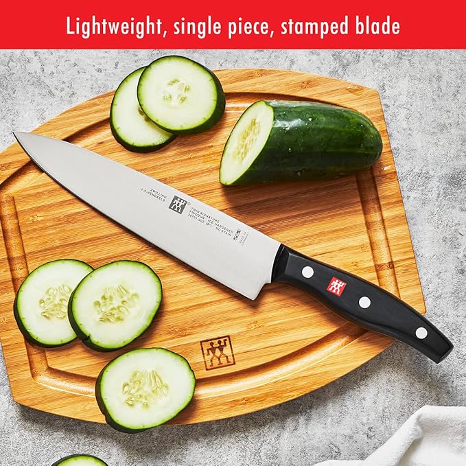 ZWILLING Twin Signature 19-Piece German Knife Set with Block, Made in Company-Owned German Factory with Special Formula Steel perfected for almost 300 Years