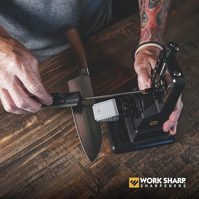 Work Sharp Precision Adjust Set Knife Sharpener value combo gift bundle with a Pivot Knife Sharpener