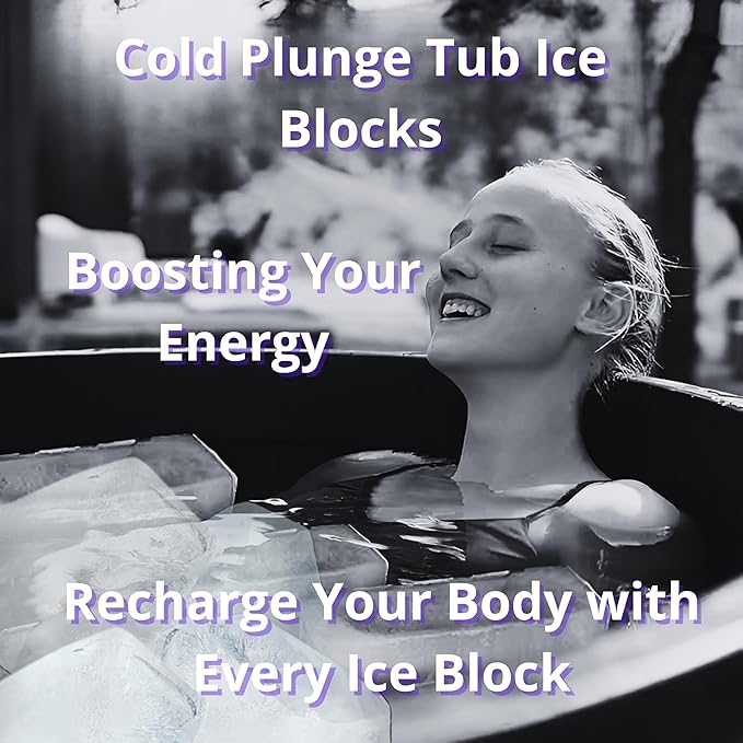 Extra Large Ice Molds 32LB – Set of 4 Silicone Ice Makers for Ice Baths & Cold Plunge, Reusable Giant Ice Cube Blocks, Home & Outdoor Coolers, Freezer Accessories, plus DIVIDE STAR 14-grid Ice Mold