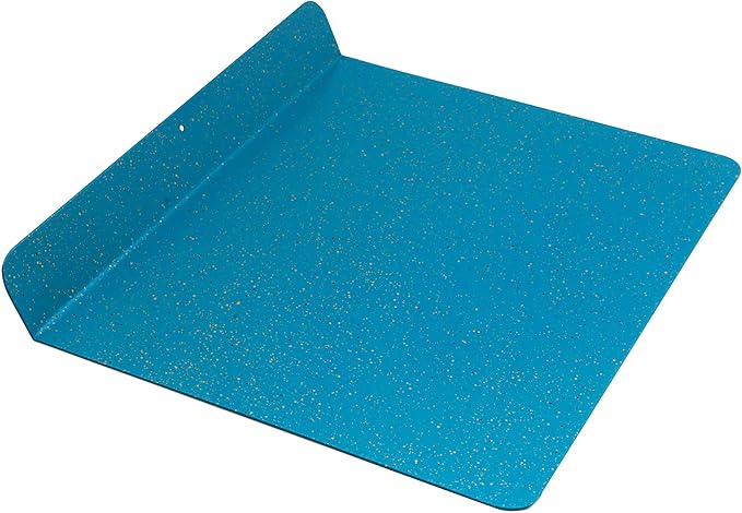casaWare Toaster Oven 12 x 11-Inch Baking Sheet with a 1.5-Inch Handle (Blue Granite)