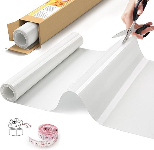 Silicone Baking Mat Roll, Non-Stick Heat Resistant Food Grade Baking Mats, Non-Slip Reusable Air Fryer Linner, Freeze Dryer Mat, Counter Mat, Oven Liner, Refrigerator Liners - 12IN x 10FT