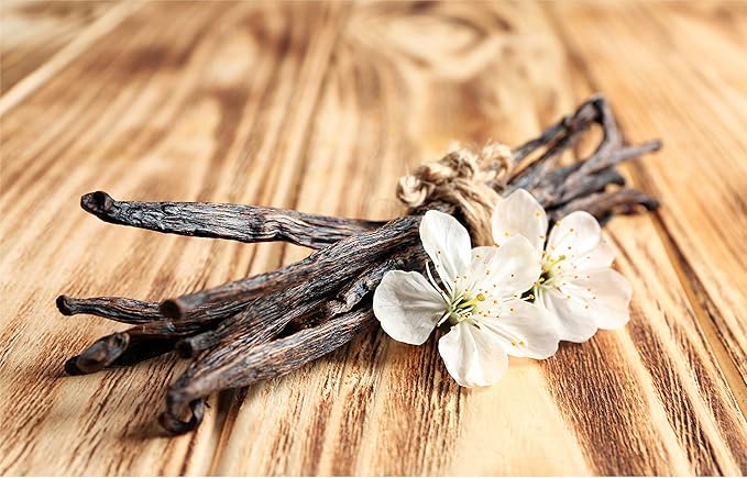 50 Vanilla Beans - Whole Extract Grade B Pods for Baking, Homemade Extract, Brewing, Coffee, Cooking - Tahitian