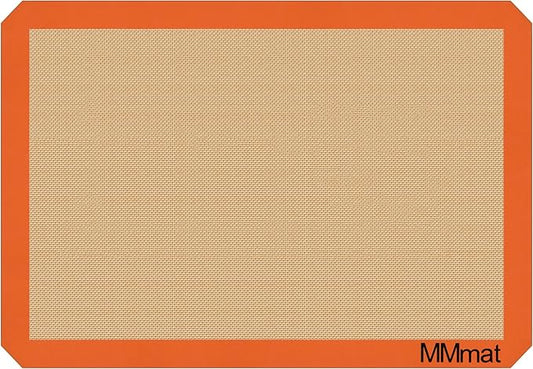 Silicone Baking Mats - Best German Silicone - Non Slip Silicone Baking Sheet, Non Stick Reusable Silicone Mats for Baking, Oven Liner, Counter Mat - 3/4 Sheet Baking Mat for Oven