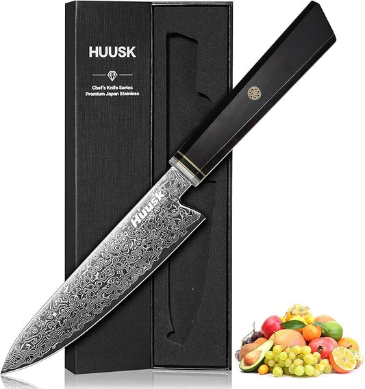 Huusk Damascus Utility Knife Japanese