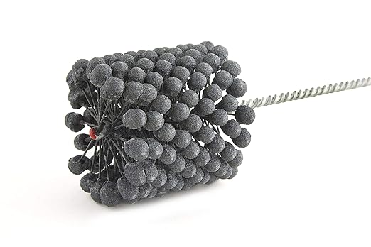 Brush Research BC30018 FLEX-HONE®, 3" (76.2mm) Diameter, 180 Grit, Silicon Carbide, For Mild Steel, Stainless Steel, Cast Iron and Softer Ferrous Materials