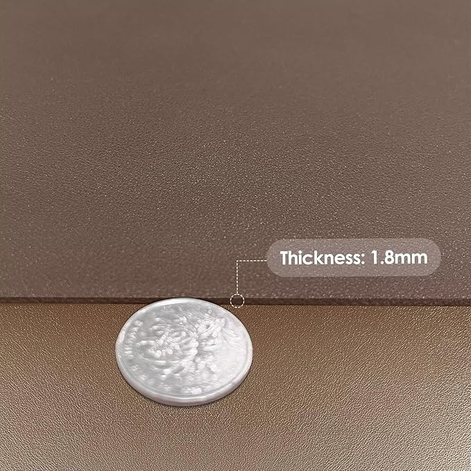 Dresser Protector Top - Can Be Used On Both Sides Waterproof and Easy to Clean Good Flatness Used for Dresser Table(Mud Color+Champagne Gold 10x39)