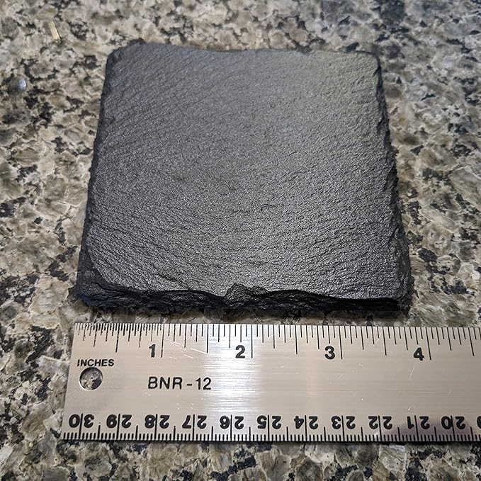Power & Protection: V-Twin Engine Coasters for Your Ride - Square Slate - Set of 8