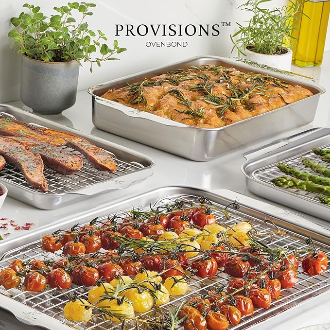 Hestan Provisions OvenBond – 5-Piece Tri-ply Baking Sheet Set