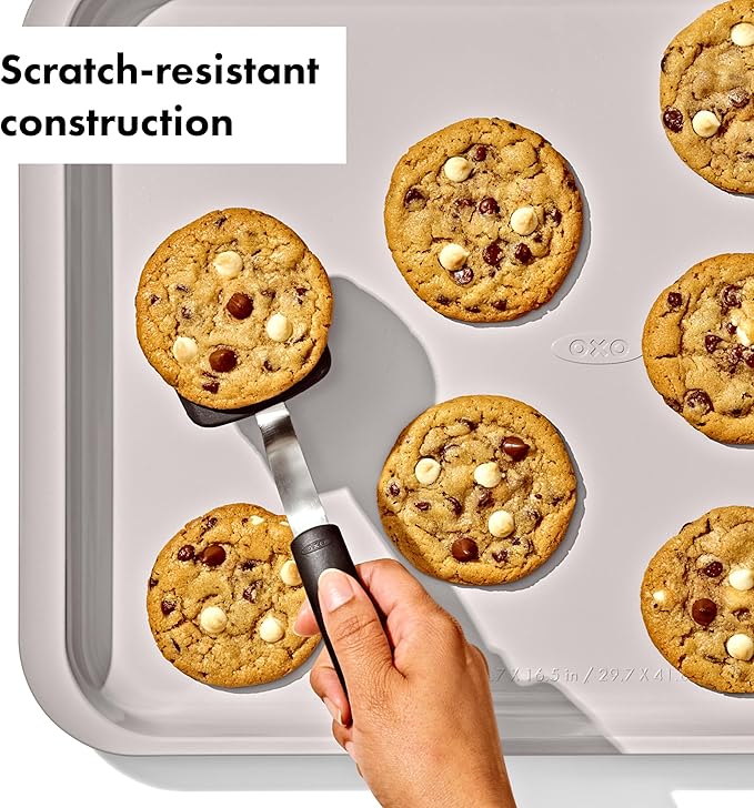 OXO Good Grips Non-Stick Pro Ceramic Coated Metal Bakeware 3-Piece Sheet Pan Set – Storm Blue